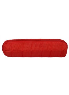 Kuber Industries Kuber Industries Cotton Watch Case, Bangle Box/Wrist Watch Holder/Watch Organizer/Bracelet Pouch Zip Top Watch Case With One Roll (Red)-Kubmart16099, Pack of 1  - Image 2