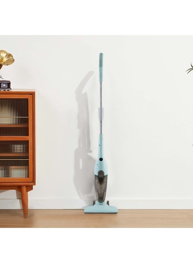 Winning Star Vacuum Cleaner, 400W Powerful Suction Stick and Handheld, 45 Mins Runtime with Detachable Battery, 5-Stage Filtration for Hardwood Floor, Carpet, Car, Pet Hair and Allergies, Blue-Green - Image 1