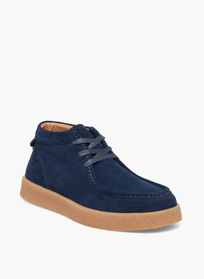 Duchini Men Lace-Up Ankle Boots