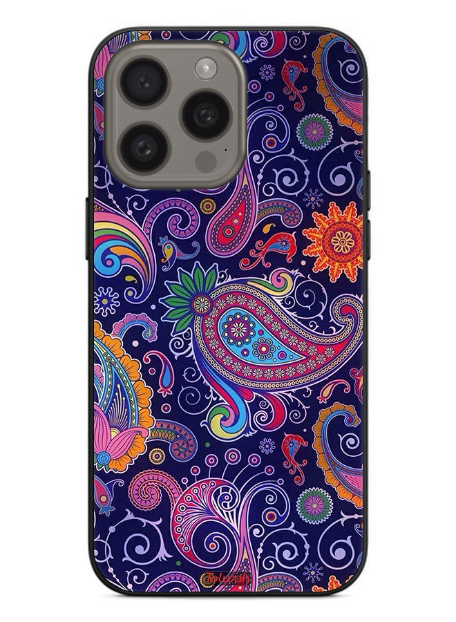 Tolwak Apple iPhone 15 Pro Max Protective Case Cover Mandala Art Pattern - Image 2
