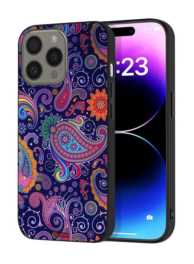 Tolwak Apple iPhone 15 Pro Max Protective Case Cover Mandala Art Pattern - Image 1