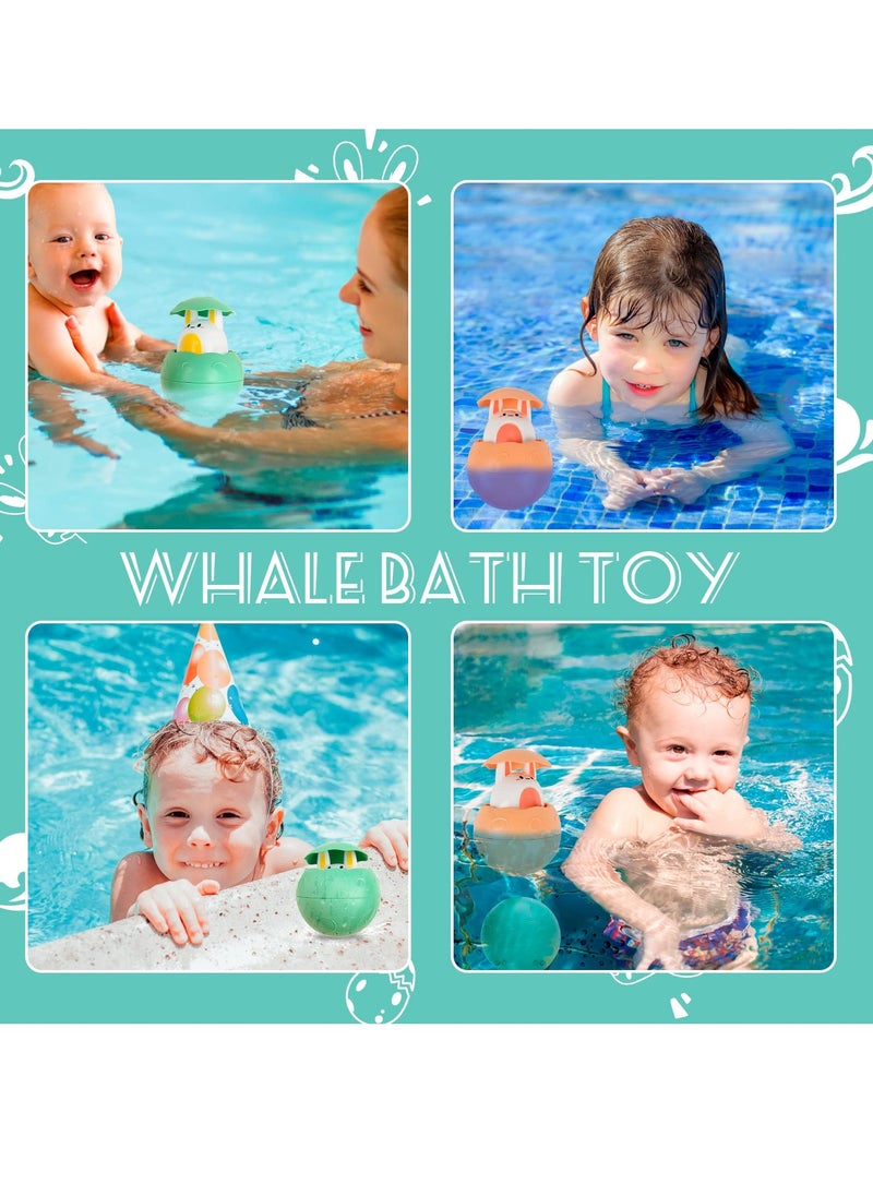 SYOSI - SYOSI Bunny Baby Bath Toys Bathing Swimming Sprinkler Toy, Kids Bathroom Water Play Bath Soak Baby Water Play Ball Shower Boys & Girls (2 PCS) - Image 1