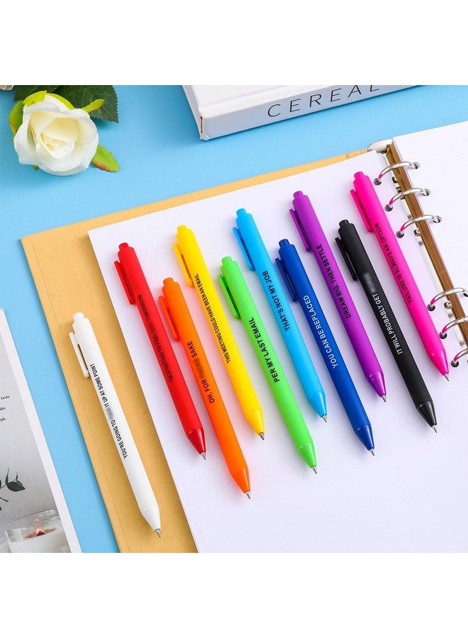 Epakh 50 Pcs Ballpoint Pens Funny Pens Colorful Pens Complaining Quotes Pen Funny Gag Gift, Inspirational Negative Black Ink Pens for Office(Complaining,Classic Color) - Image 3