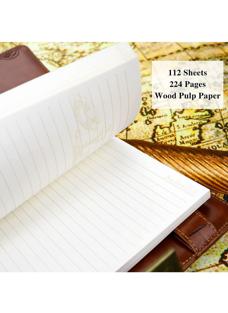 Generic - Password Notebook Business Premium Leather Diary Notebook with Coded Lock Gift - Image 1