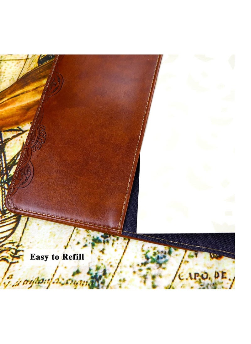 Generic - Password Notebook Business Premium Leather Diary Notebook with Coded Lock Gift - Image 1