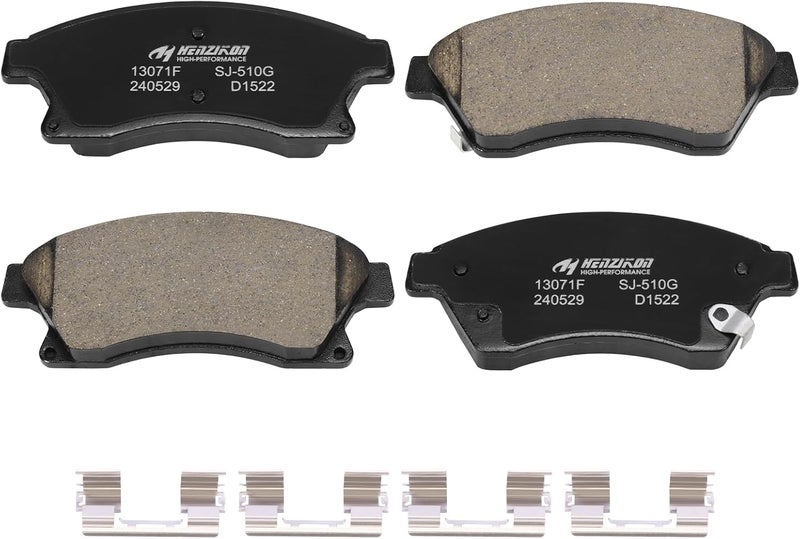 HYFTJYZ Ceramic Front Brake Pads Set for Chevrolet, Buick, and Cadillac Models - Image 1