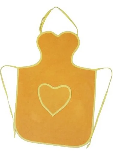 Ender Home Kitchen Apron Loop Towel Adjustable Strap Heart Pocket Apron