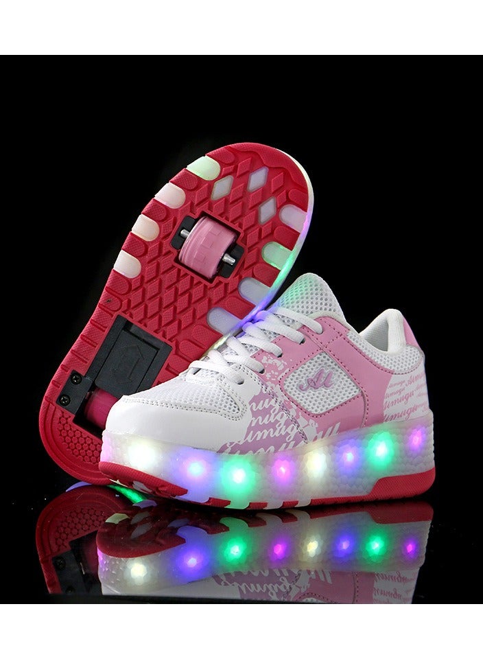 Loquat New LED Charging Skate Shoe