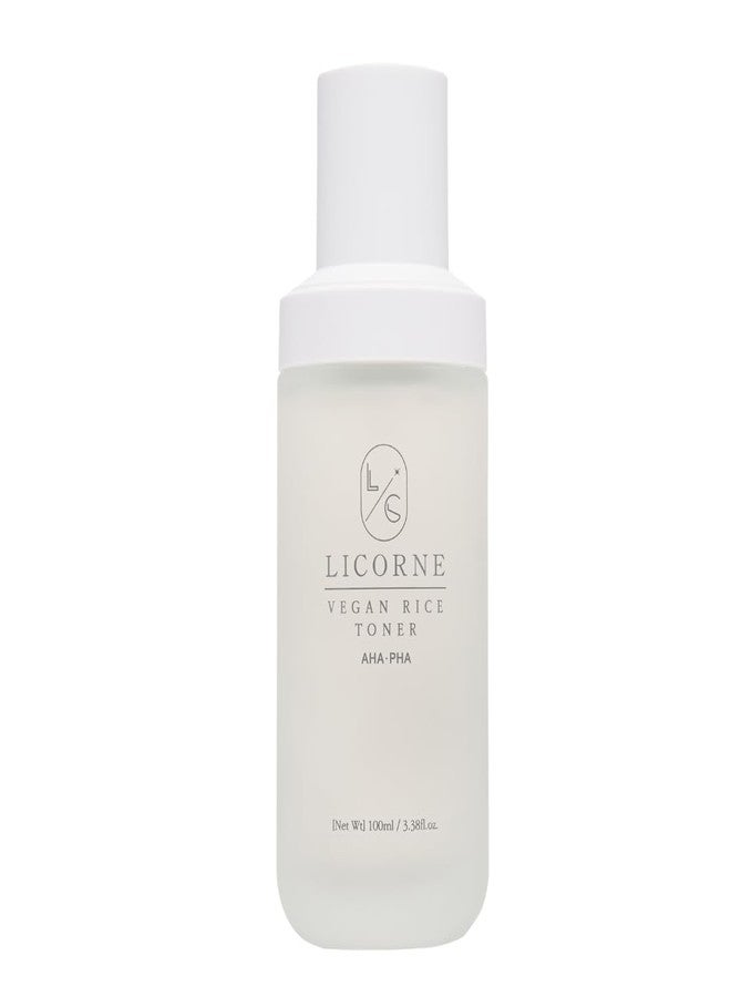 LICORNE Rice Toner for Face Korean Skin Care, 77.78% Rice Extract from Korea, K Beauty Toner, Vegan, ALC Vegan Rice Toner 3.38fl.oz, Baby Pink - Image 1