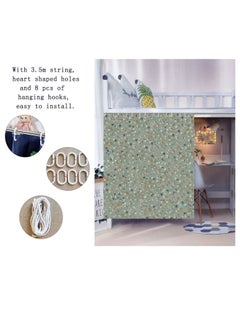GOLDEN MILLION Bunkbed Privacy Curtains Cloth for Students Dormitory and Bed Space Office Workers 150x200cm  - Image 2