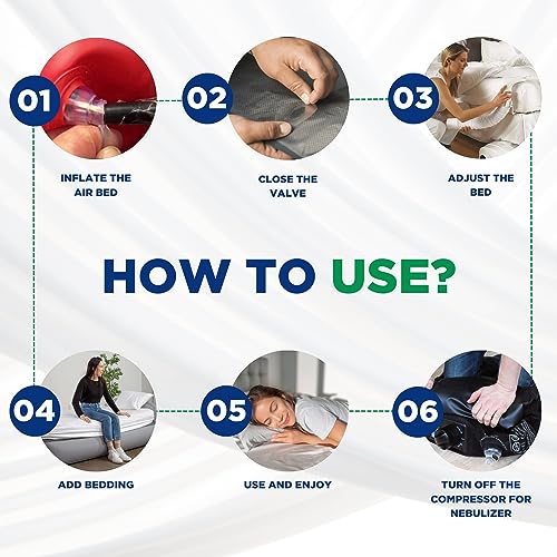 Caresome Air Mattress Therapy for Bed Sores Anti-Decubitus|Bubble Mattress| Anti-Bedsore Air Mattress with Compressor Inflatable Air Bed (Cream) - Image 3