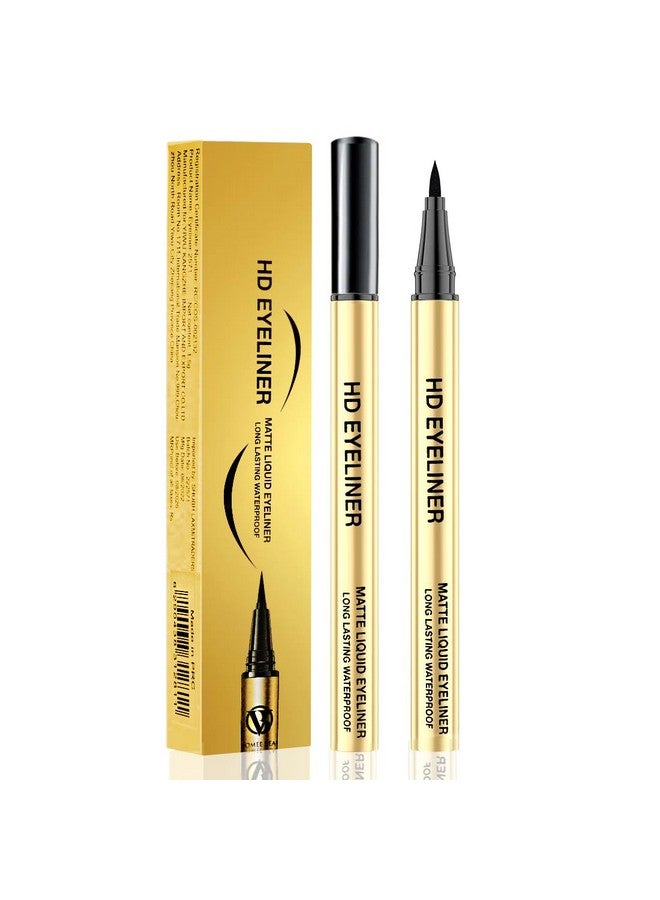 adbeni Hd Black Eyeliner 1.5Gm | Smudge-Proof Lines | Professional Quality Liquid Eyeliner Pen With Intense Pigmentation | Water-Resistant, Long-Lasting Formula, Matte Finish - Image 1