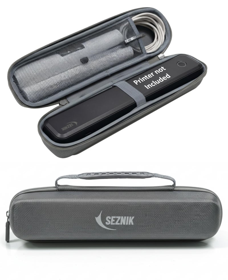 Seznik Hard Case Cover for A4 LITE Printer – Durable Oxford Fabric, Smooth Double Zipper, Compact & Easy to Carry, Ideal for Daily Use – Grey - Image 1