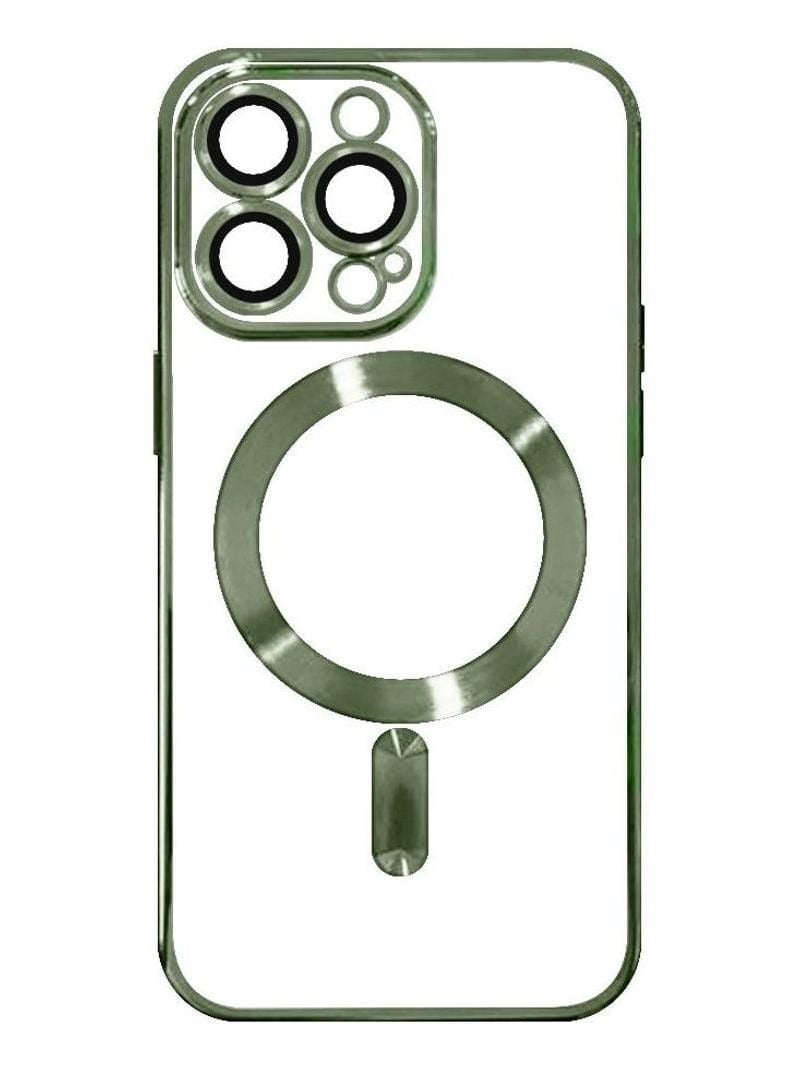 DUSALA 2Pack for iPhone 14 Pro Magsafe Case and Screen Protector Clear Electroplating Frame Wireless Charging Cover with Tempered Glass - Image 4