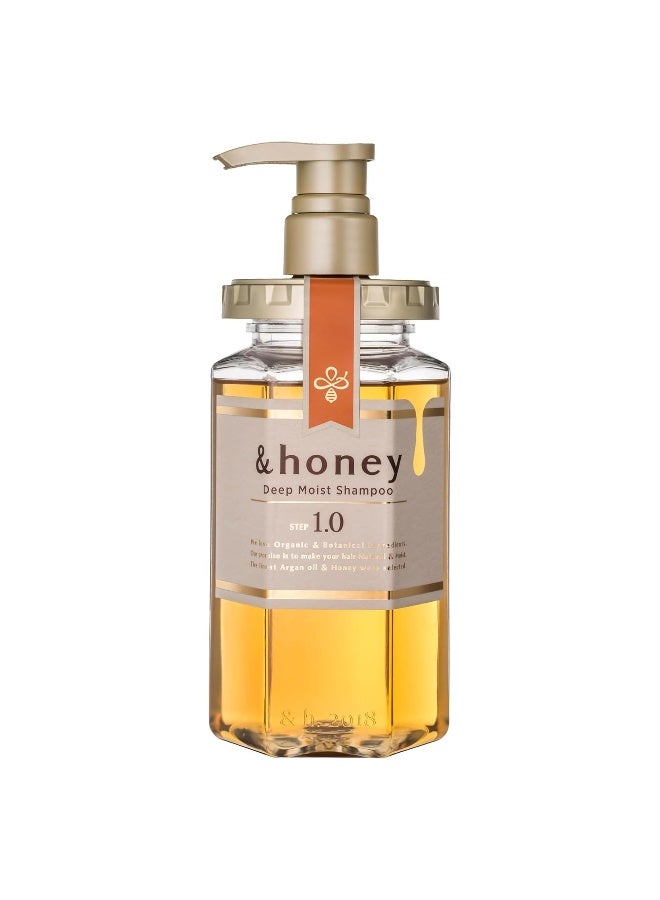 &Honey Deep Moist Shampoo 440Ml - Image 1