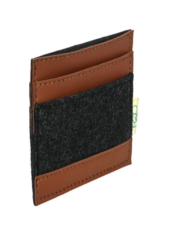 OON The Day to Day Choice Gift Hamper for Diwali Festival Unisex Eco-Felt & Vegan Leather Products - Combo Pack of 3(Pouch,Sling Bag,Card Holder) Black - Image 4