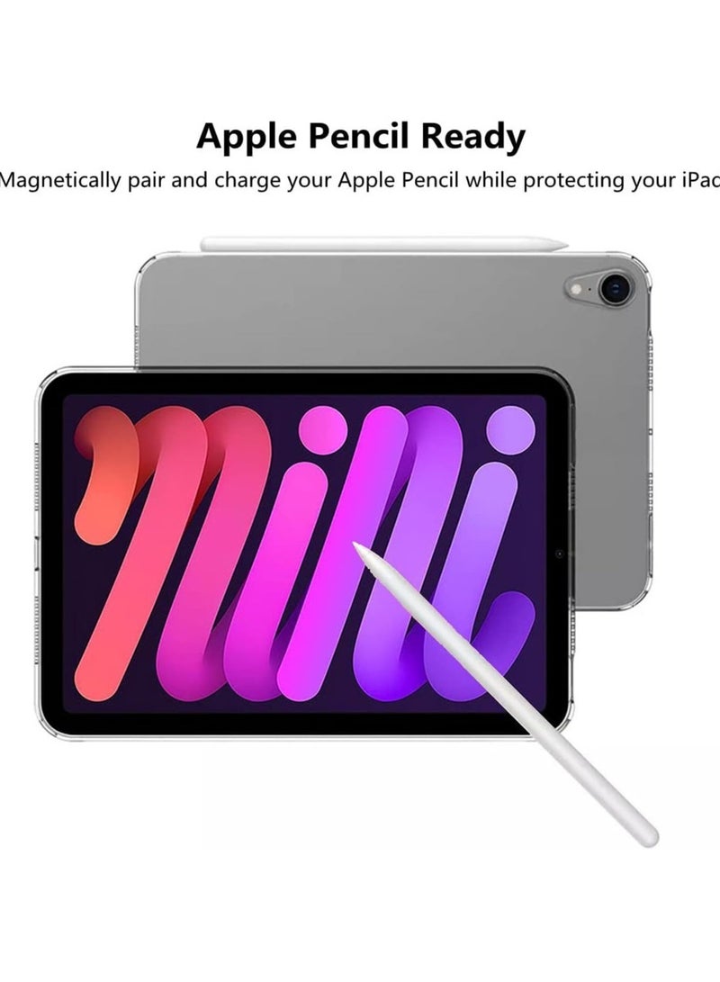 إلترازون Case, Ultra-Thin Transparent Soft TPU Back Cover Flexible Protective Skin Case for 8.3" iPad Mini 2021 6th Generation (Clear) - Image 3