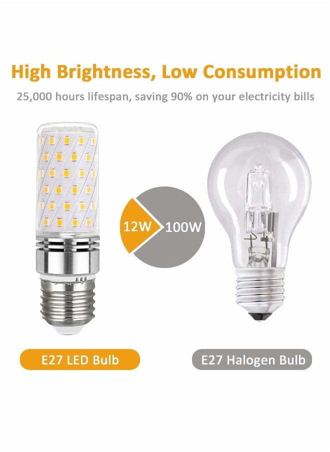 E27 Led Bulb 100w Equivalent 16w Screw 6000k 1000LM Large Edison Light Bulbs Daylight 360° Beam Angle Energy Saving for Home Lamp Non-dimmable (2pcs Cool White)