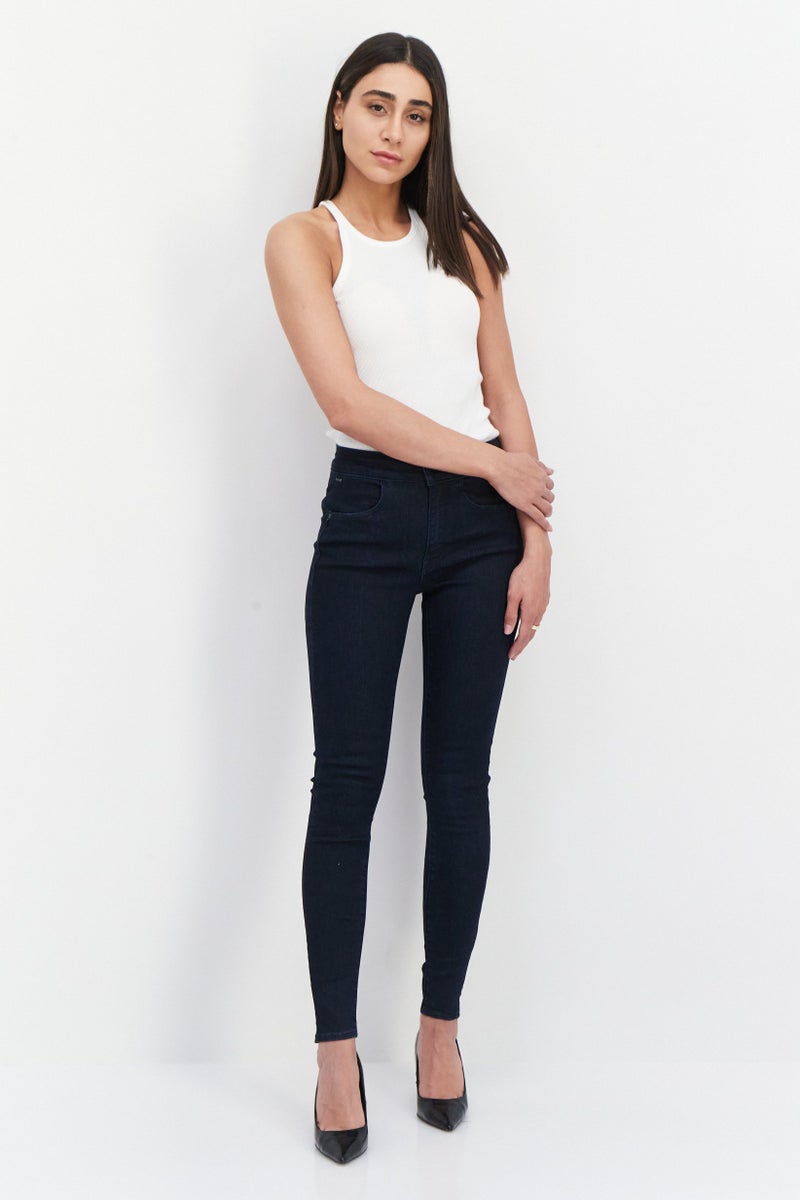 G-Star RAW Women High Super Skinny Stretchable Jeans, Navy - Image 3