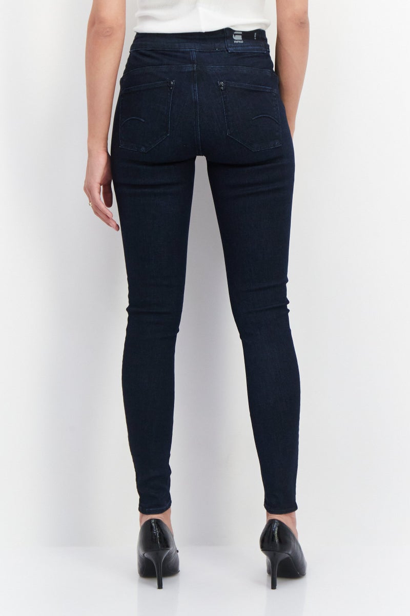G-Star RAW Women High Super Skinny Stretchable Jeans, Navy - Image 2