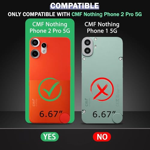 Casotec Back Cover for CMF by Nothing Phone 2 Pro 5G | Full Camera Protection | Liquid Silicon Case | Flexible Bumper Case for CMF by Nothing Phone 2 Pro 5G (Black) - Image 2