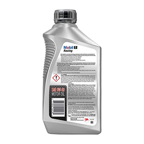 Mobil 1 104145-1 Racing Oil (0w50 1 Qt), - Image 2