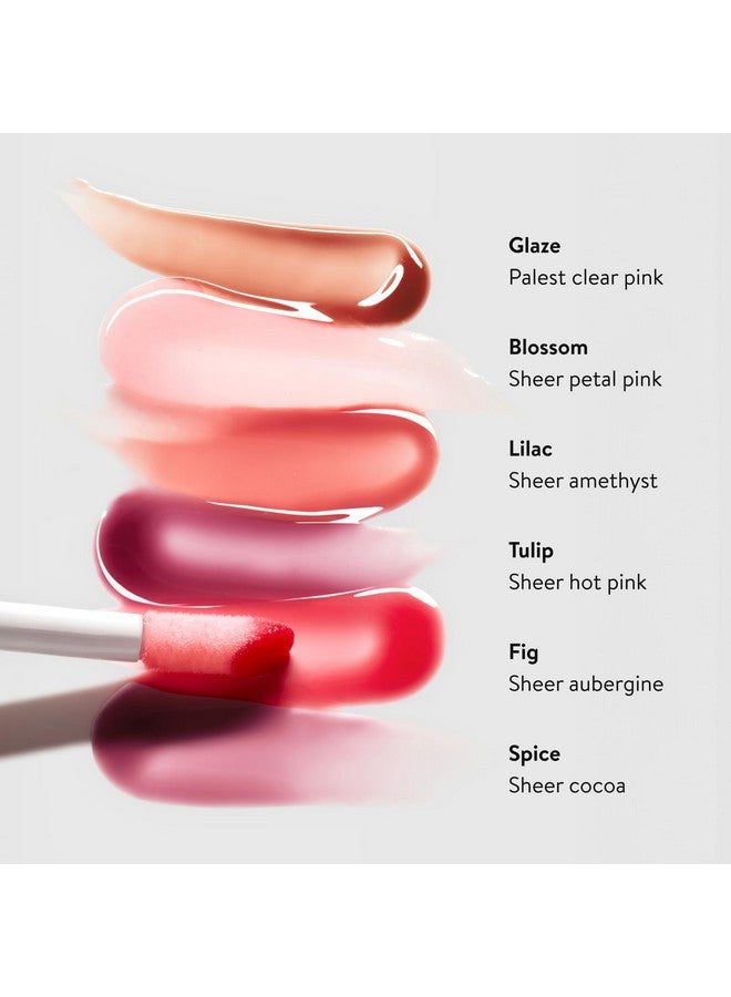 goop Beauty Hydra-Barrier Gel Gloss | Hydrating Lip Gloss to Moisturize & Plump Lips | Hyaluronic Acid & Vitamin E | Spice - Sheer Cocoa | 0.13 oz - Image 5