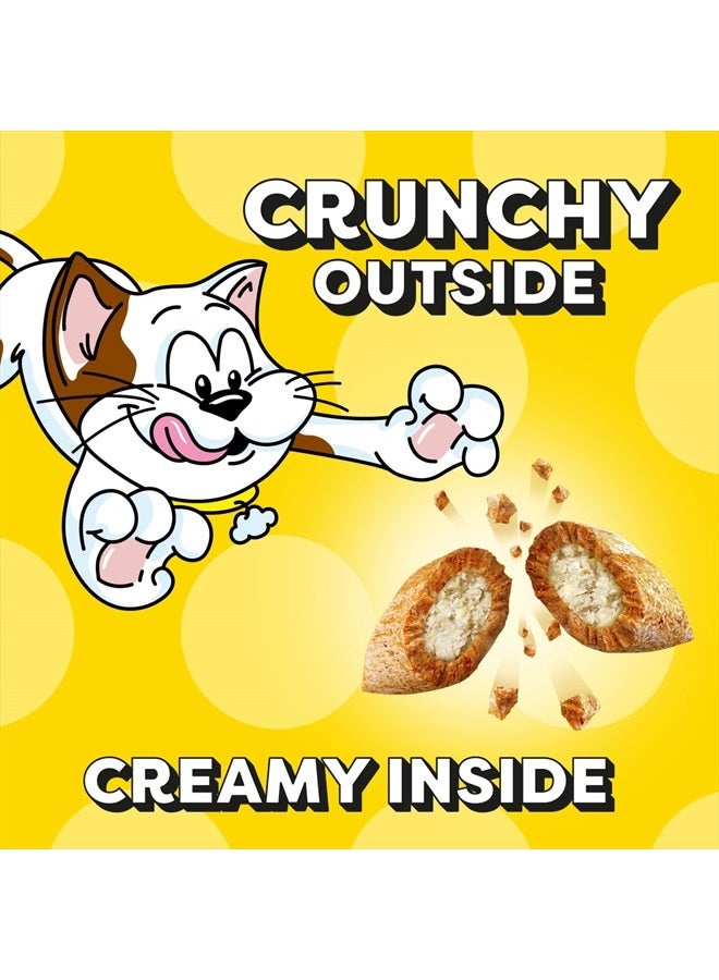 TEMPTATIONS Classic Crunchy and Soft Cat Treats Seafood Medley Flavor, 16 oz. Tub - Image 5