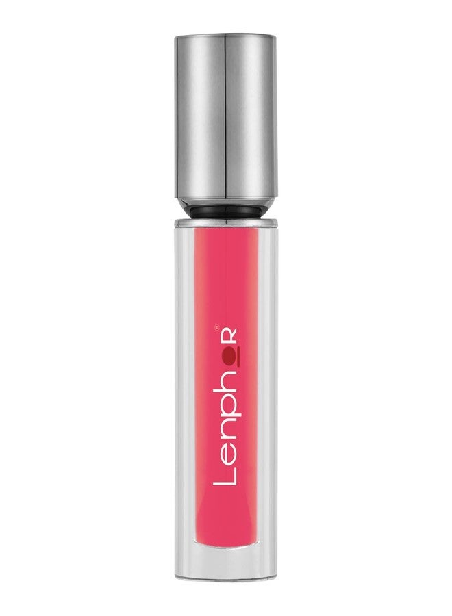 لينفور أحمر شفاه لينفور كولور مي أب السائل غني بفيتامين أ و هـ، ذو لون فائق، مقاوم للانتقال والتلطخ، بلمسة نهائية مطفية، لون وردي نابض بالحياة 2 مل - Image 1