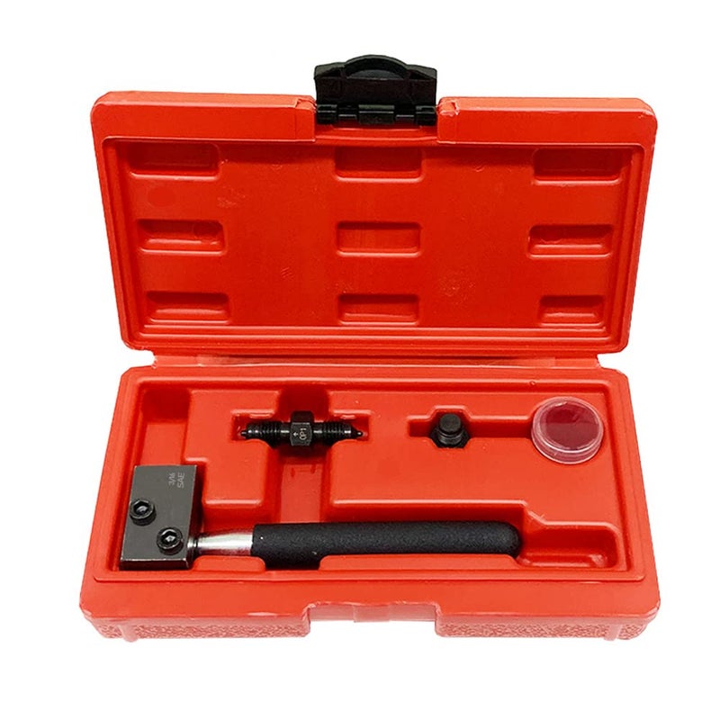 nuwfrog 3/16 inch Automotive Brake Line Double Flaring Tool with Removable Handle 45 Degree SAE for Nickel Tube and Copper tubing - Image 5