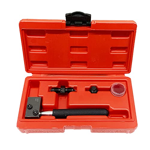 nuwfrog 3/16 inch Automotive Brake Line Double Flaring Tool with Removable Handle 45 Degree SAE for Nickel Tube and Copper tubing - Image 1