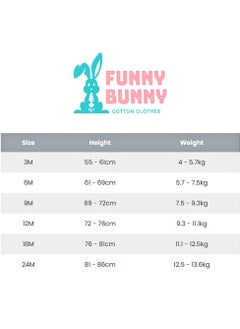 Funny Bunny Pack Of 2 Half Sleeve Undershirt For Baby  - Image 3