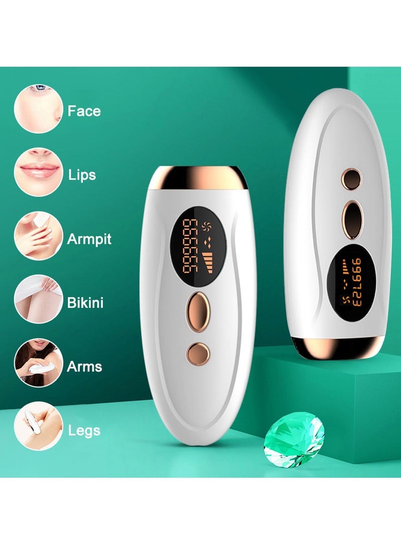 general إزالة الشعر بالليزر IPL للنساء والرجال، جهاز إزالة الشعر الدائم بـ 999,999 ومضة للوجه والساقين والذراعين ومنطقة البيكيني - Image 2
