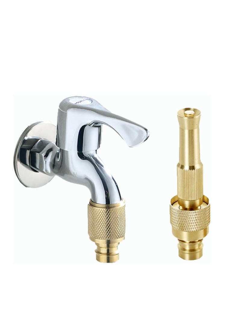 Generic - Tazlin Copper Water Spray Nozzle For Car Wash Booster Nozzle With Adjustable High Water Pressure Copper For Gardening Irrigation Tools And Water Pipe ×2000-From Rana Store - Image 1
