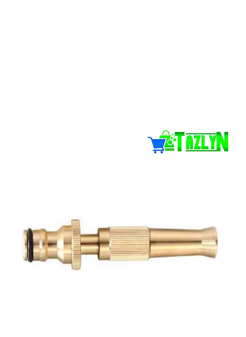 Generic - Tazlin Copper Water Spray Nozzle For Car Wash Booster Nozzle With Adjustable High Water Pressure Copper For Gardening Irrigation Tools And Water Pipe ×2000-From Rana Store - Image 1