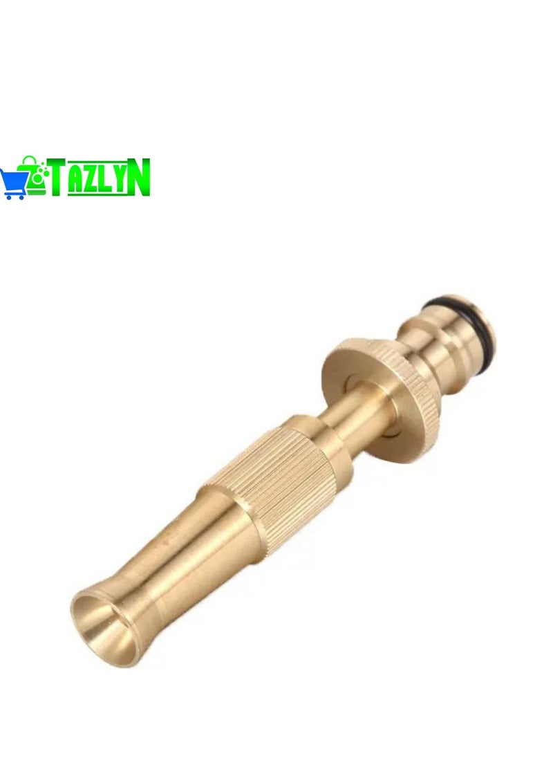 Generic - Tazlin Copper Water Spray Nozzle For Car Wash Booster Nozzle With Adjustable High Water Pressure Copper For Gardening Irrigation Tools And Water Pipe ×2000-From Rana Store - Image 1