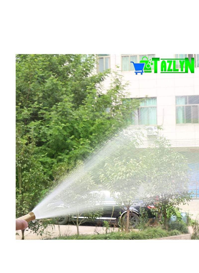 Generic - Tazlin Copper Water Spray Nozzle For Car Wash Booster Nozzle With Adjustable High Water Pressure Copper For Gardening Irrigation Tools And Water Pipe ×2000-From Rana Store - Image 1