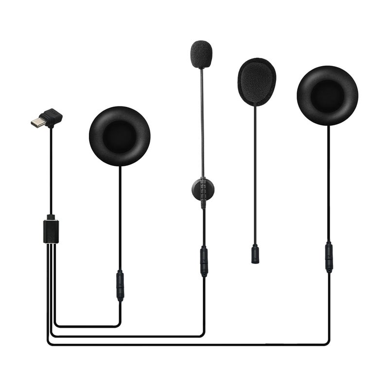 AmiciAuto Q8 Headset with Mic for Q8 Bluetooth Helmet Intercom Only - Image 1