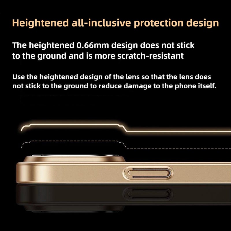 erorex For Iphone 13 Large Window Magsafe Frosted Pc Phone Case(Titanium Color) - Image 4