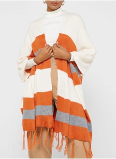 Khizana Tassel Detail Printed Layering Piece  - Image 3