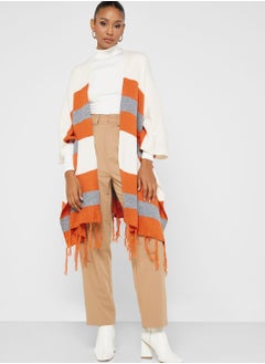 Khizana Tassel Detail Printed Layering Piece  - Image 4