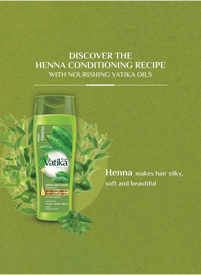 Vatika Naturals - Vatika Naturals Indian Henna | Natural Conditioning Shampoo | Hair Strength For Dry, Rough Hair  - 200 ml - Image 1