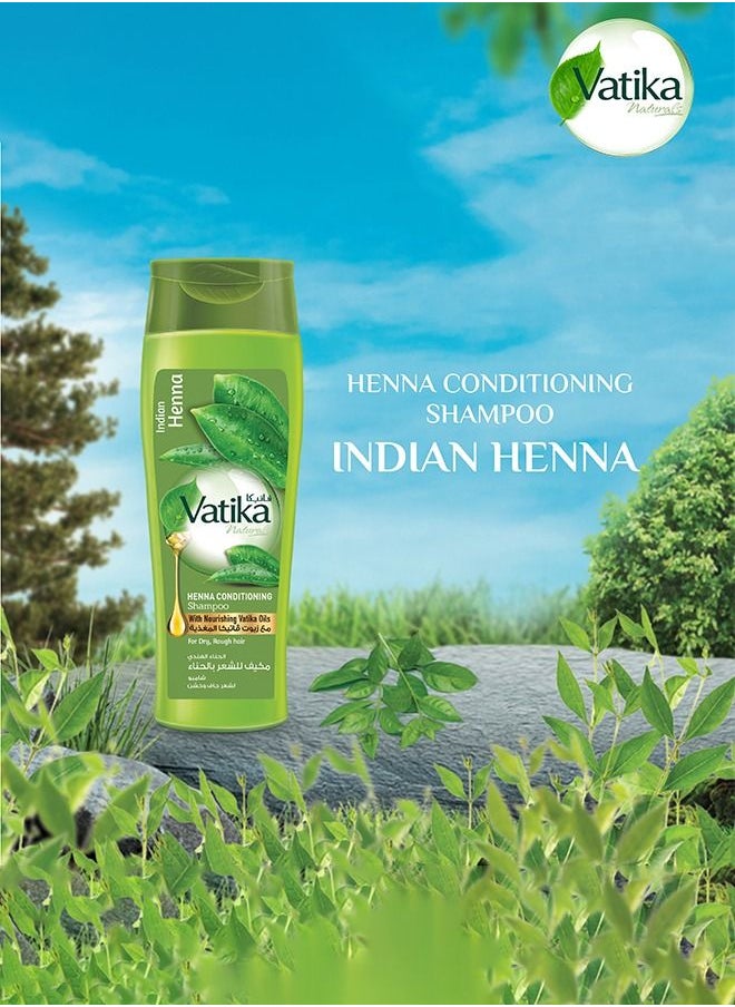 Vatika Naturals - Vatika Naturals Indian Henna | Natural Conditioning Shampoo | Hair Strength For Dry, Rough Hair  - 200 ml - Image 1