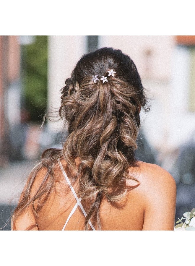 DonLeeving 30 PCS Bride Wedding Hair Pins Purple Flower Bridal Head Clip Crystal Rhinestone Hair Barrettes U-Shape Hair Clips Hair Accessories for Bridal Wedding Women - Image 4