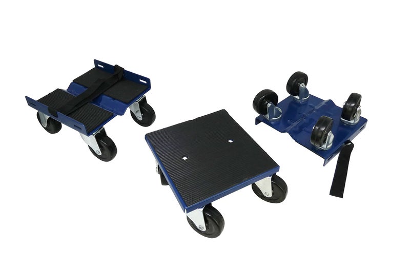Shepherd Hardware 9298 Snowmobile Dolly Set 1000lb Load Capacity Blue