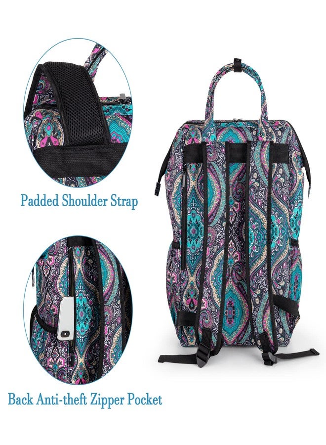 LoDrid Nurse Bag, Heavy Duty Nurse Work Backpack for Men & Women, Nurse Storage Backpack for Work with Steel Frame Top, 15.6" Laptop Layer, Zip-Top Closure & Inner Padded, Totem, Bag Only - Image 4