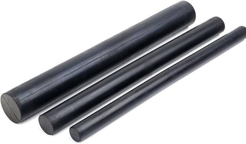 قضيب مطاط النتريل 40x500 مم أسود مقاوم للزيت مرونة عالية دائري صلب - Image 2