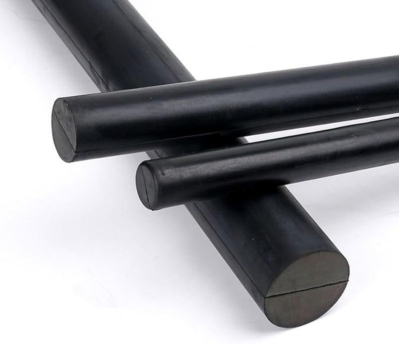 قضيب مطاط النتريل 40x500 مم أسود مقاوم للزيت مرونة عالية دائري صلب - Image 3