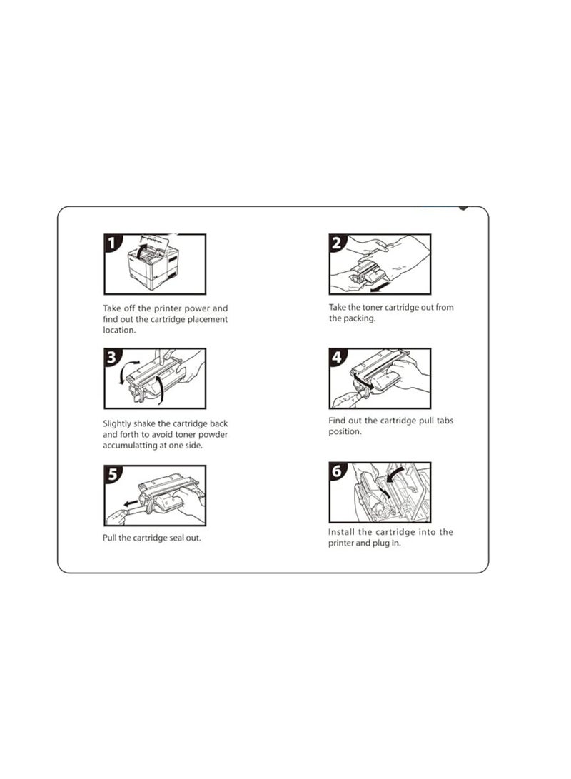 Terabyte خرطوشة حبر سوداء متوافقة MFC-L3750cdw لطابعة Brother DCP-L3510cdw، DCP-L3550cdw، HL-L3210cw، HL-L3230cdw، MFC-L3710cw، MFC-L3750cdw، MFC-L3770cdw | TN-243 TN-247 مع شريحة - Image 2