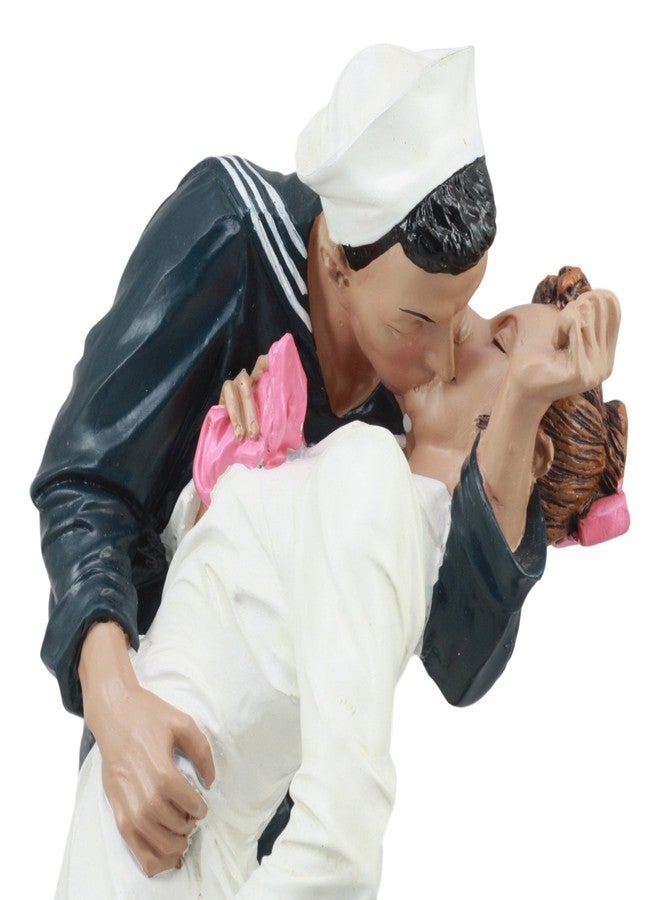 INORS Ebros World War 2 Victory At Times Square The Kiss Navy Sailor With Nurse Statue In Vivid Colors Historical World War Memorabilia - Image 4